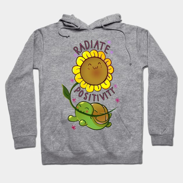 RADIATE POSITIVITY <3 Hoodie by rocktheshirt